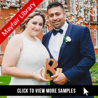 Mayfair Library Wedding Photographer