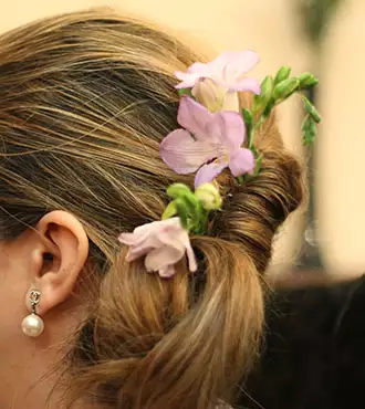 Brides Hairdo