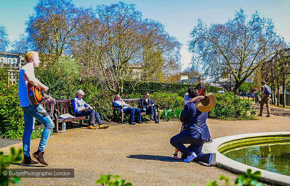 Proposal at the Hyde Park