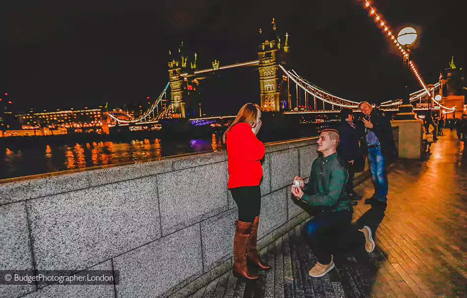 Proposal in a Private Park